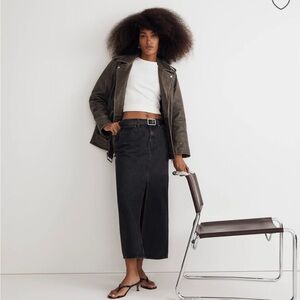 Madewell Mid-Rise Maxi Skirt - Lunar Wash